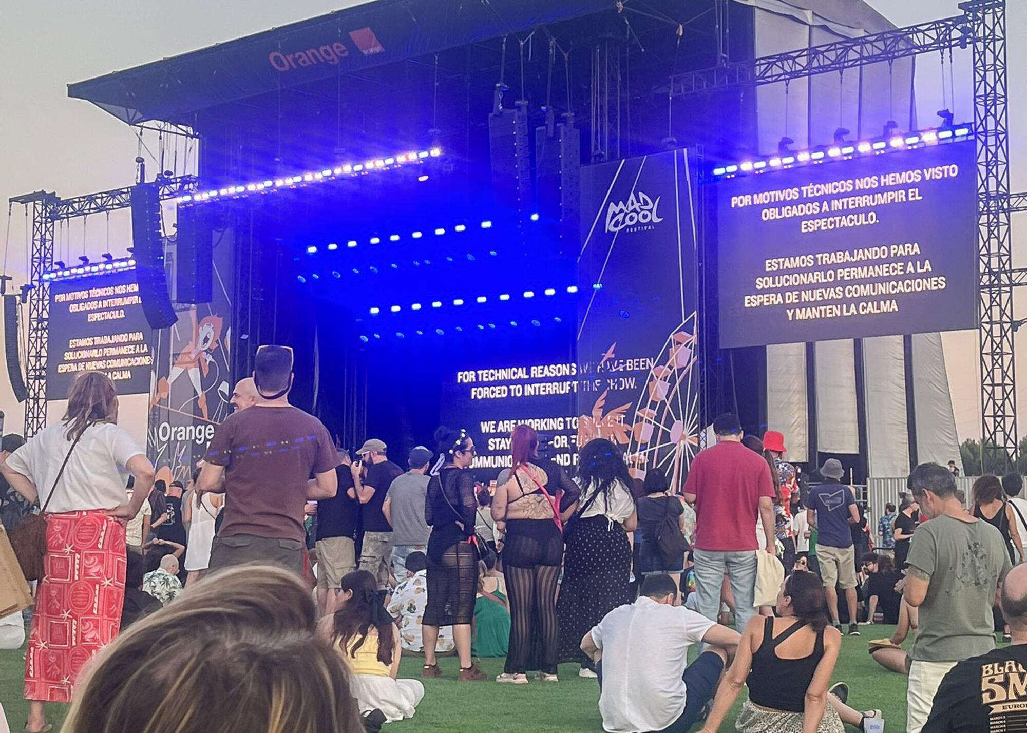 Mad Cool 2025 apagon